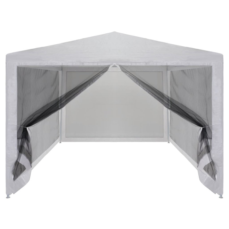 3m x 4m Steel Party Tent, with 4 Sidewalls, Green, 2.5 x 2.5 m