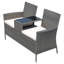 Streicher Powder Coated Steel Outdoor Bench-27863210