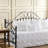 White Textured Chenille 5-Piece Daybed Cover Set, Farmhouse Style