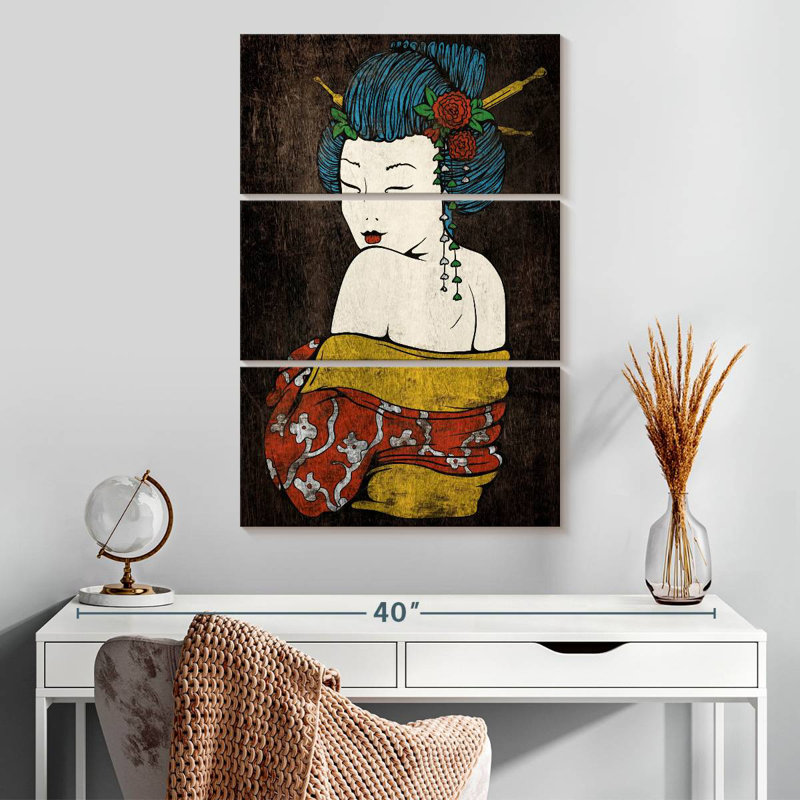 Leisha séduisante Geisha, H 32 po x l 20 po