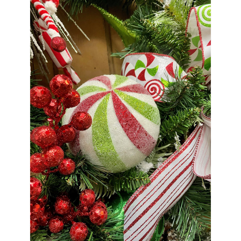 Ornement boule rayée The Holiday Aisle®