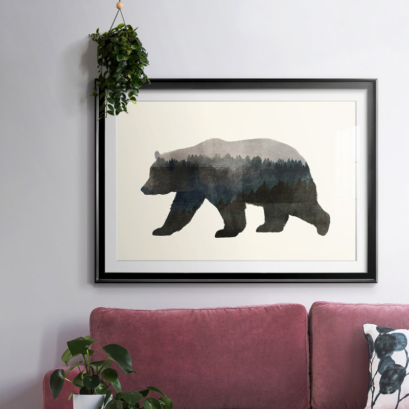 The Wilderness II, reproduction d'art encadrée, Noir, H 30 po x l 44 po x P 1,5 po
