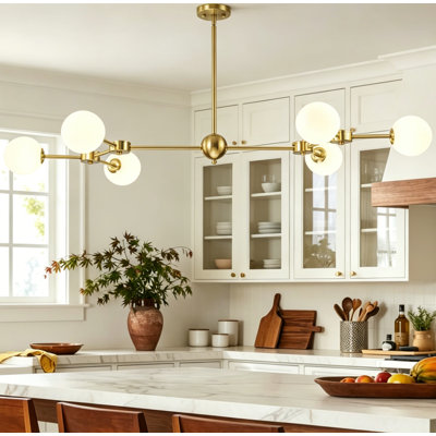 6 - Light Kitchen Island Pendant Light
