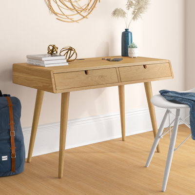 Evins Solid Wood Writing Desk