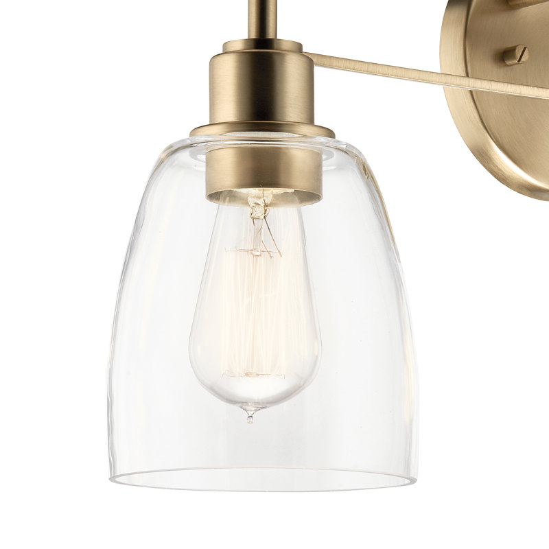 Éclairage pour salle de bain 3 lumières Meller, Champagne champagne