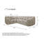 Shell Corner Sofa -120674185-120674187