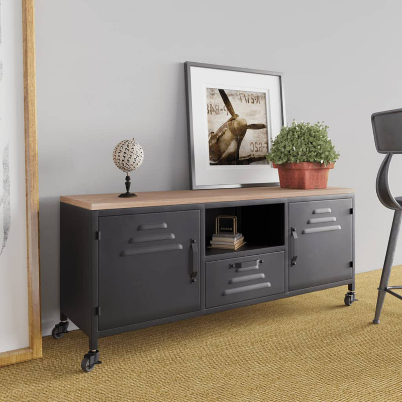 Purvi Unfinished TV Stand for TVs up to 49"