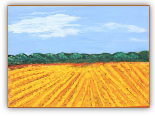 Yellow Fields 1 Painting