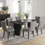 Ensemble de salle à manger rectangulaire à double piédestal avec table de salle à manger de style crème-1947038711-1947038668-1947038710