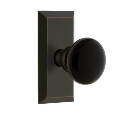 Grandeur Concealed Screw Mechanism Mushroom Knob with Rectangle Rosette
