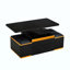 Table basse à plateau relevable avec tabourets de rangement, table centrale moderne avec plateau pliable, table basse réglable multifonctionnelle pour le salon-1130785639