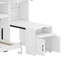 Lit escamotable simple avec placard, tiroirs et bureau-107727057