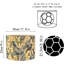 Abat-jour en bambou avec un élégant design Art déco, 11,8 x 9 pouces