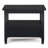 Warm Shaker 14 Inch Solid Wood Transitional-Style Narrow End Table In Black (Set Of 2)-569233800