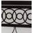1 Panel Cabinet Bronze Metal Fireplace Screen