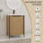 24'' Single Bathroom Vanity with Resin Top
