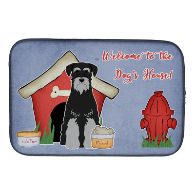 Tapis de séchage schnauzer standard dog house