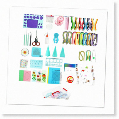QuillCraft Deluxe Paper Quilling Kit 1740pcs