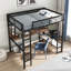 Lit mezzanine en métal avec bureau intégré Beaufort de Mason & Marbles