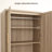 70.86'' H Bohemian - Inspired Rattan Armoire With Adjustable Shelves, Multi - Functional Storage Cabinet With 2-Door And 2-Drawer-1968716858