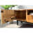 Simple elm TV cabinet