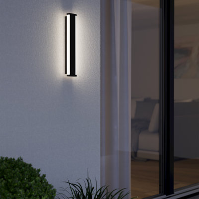 Matte Black 7cm H Outdoor Sconce