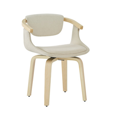 Diland Upholstered Swivel Home Office Task Desk Chair