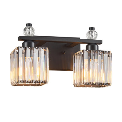 Lampe de meuble-lavabo moderne en cristal pour salle de bain
