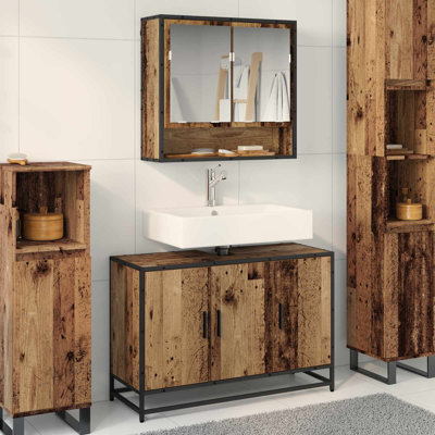 Vanity & Mirror Set