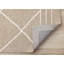 Tapis treillis beige fait à la main Noemi-363373107