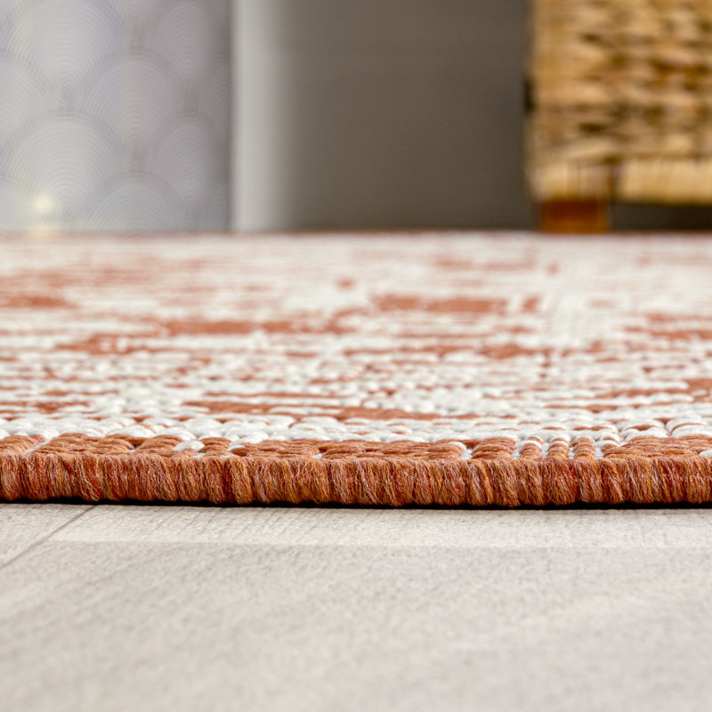 Tapis intérieur / extérieur Moten, Carré 5 pi 3 po