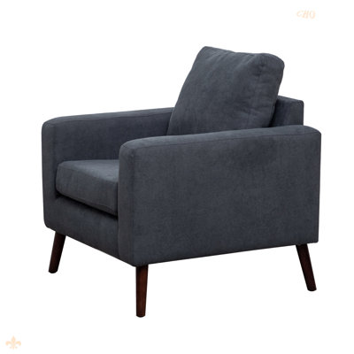 Fauteuil en velours 28,83 po Layke
