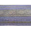 Tapis unique bleu, or et blanc des années 1990 de 9 pi 4 po x 15 pi 10 po