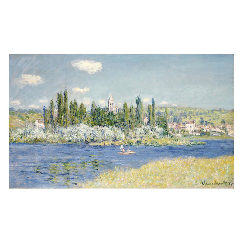 «Vetheuil» par Claude Monet - Estampe numérique, H 22 po x l 28 po
