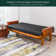 Textured Grid Stretchy Washable Box Cushion Futon Slipcover