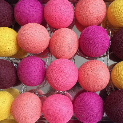 Misti LED Cotton Ball String Light