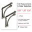 Silber Half Round Shelf Bracket-1084576006