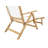 Aquitania Teak Outdoor Folding Lounge Deck Chair -1554069446