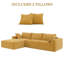 Canapé modulaire en L Chenille-680483150