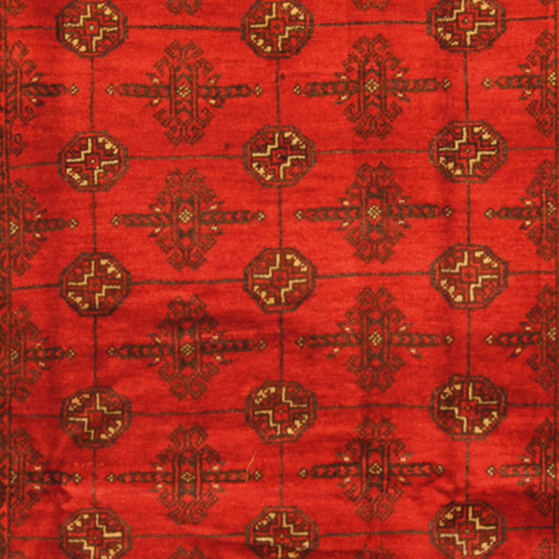 Tapis rouge / ivoire Hartstein