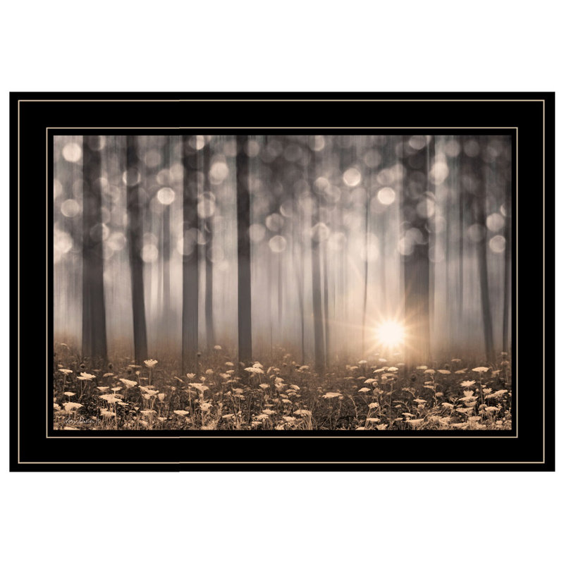 "Enchanted Morning" par Lori Deiter, prêt à accrocher, reproduction encadrée