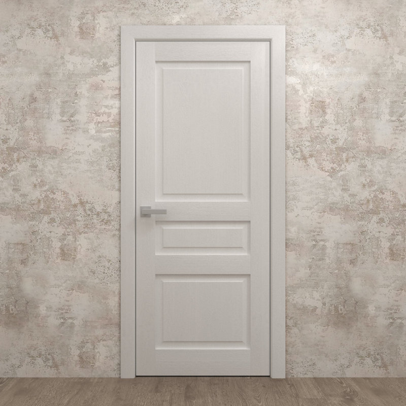 Porte intérieure intérieure | Ego 5012 | Poignée simple à panneau régulier | Portes de salle de bain modernes, 18 po x 84 po