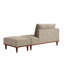 Chaise longue rembourrée et tabouret pour salon, chambre à coucher-1607845140-1607845150