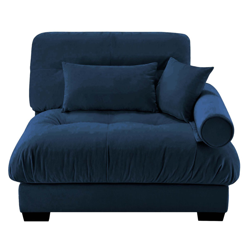 Canapé Milano RSF avec 3 coussins - bleu, Blue