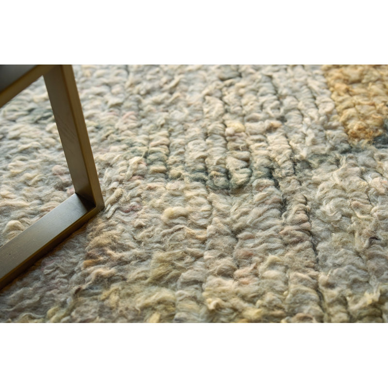 Marrakesh hand-knotted Wool Red/Yellow/Multi Area Rug, 9'X12'
