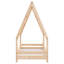 Kids Bed Frame Solid Wood Pine-376840380