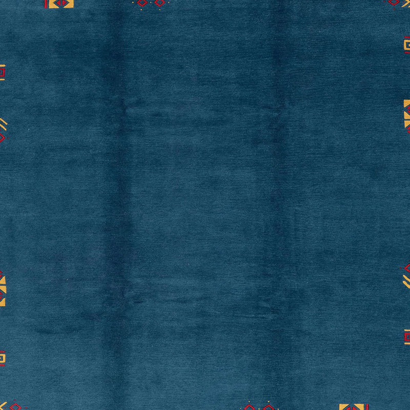 Abstract Indoor Rug, Square 4'