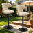 Outdoor Waterproof Textilene Swivel Bar Chair-1429071426