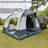 Outdoor 2-3 Persons Car Camping Tent Car Trunk Tent SUV Boot Tent with Waterproof Rain-Fly