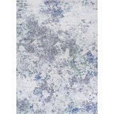 Kellems Abstract Gray/Blue Area Rug